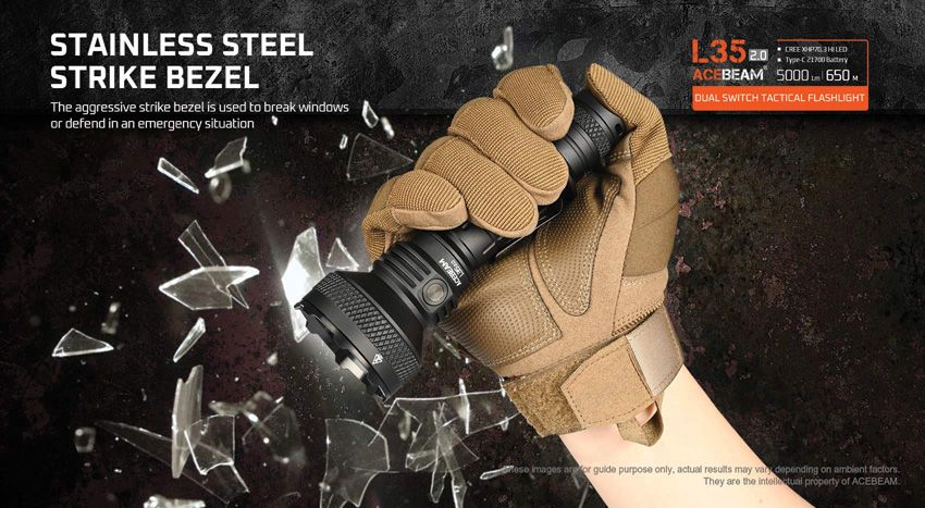 Acebeam, L35 2.0 Flashlight Black