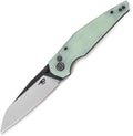 Bestech Knives, BG58D, Snakebird Button Lock Jade