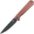 Bestech Knives, BMK13G, Bestechman Flick Linerlock Brown Scales