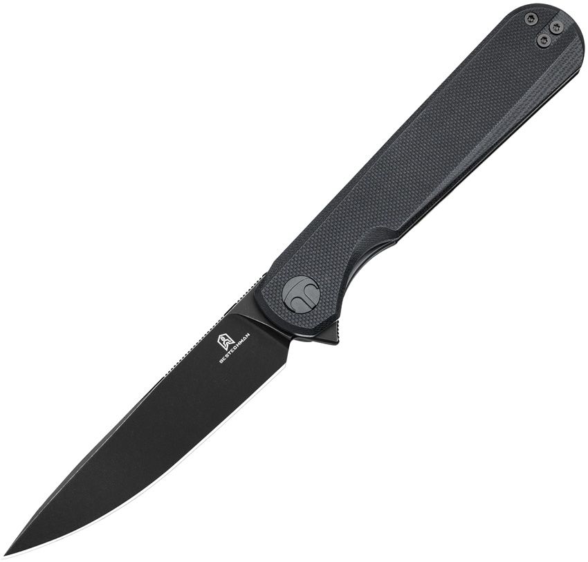 Bestech Knives, BMK13H, Bestechman Flick Linerlock Black Scales