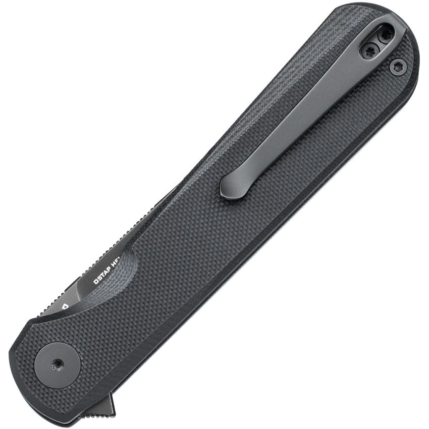 Bestech Knives, BMK13H, Bestechman Flick Linerlock Black Scales