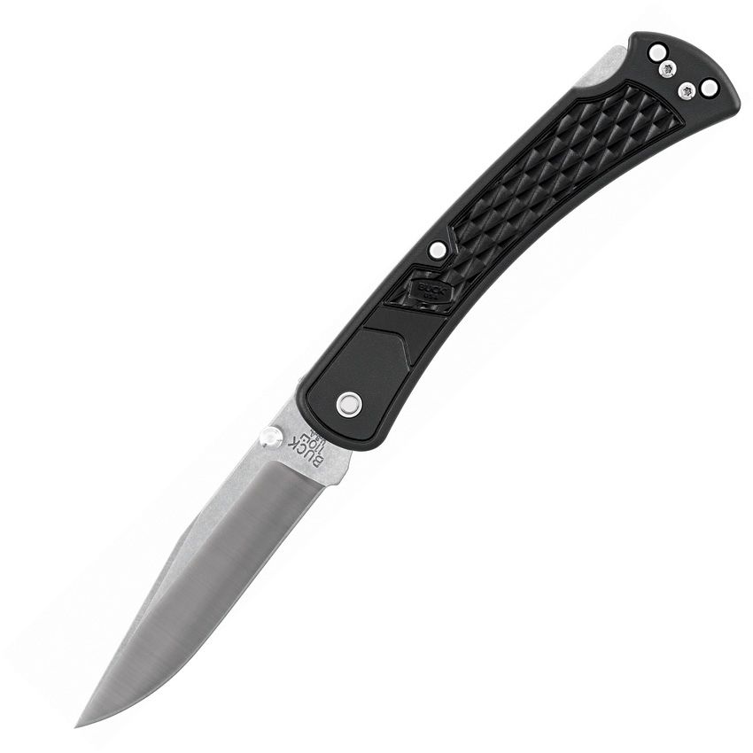 Buck Knives, 110BKS1, 110 Slim Select Lockback, Black, 420HC Clip Point Blade