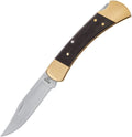 Buck Knives, 110BRS19, Slim Heritage Brass, MagnaCut Clip Point Blade
