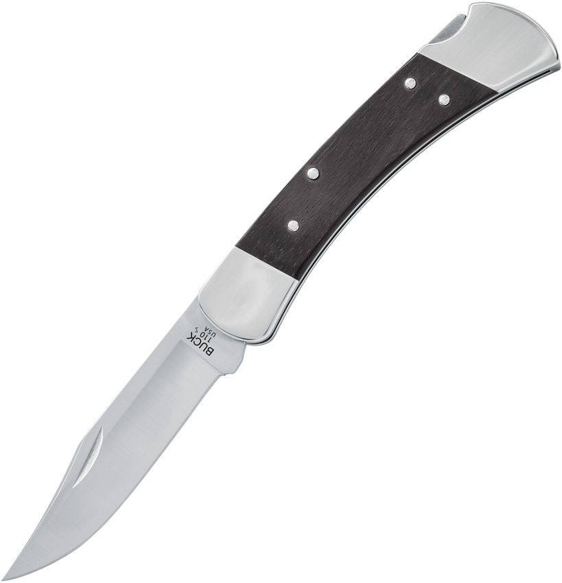 Buck Knives, 110BRS20, 110 Slim Heritage Nickel, MagnaCut Steel Clip Point blade.