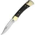Buck Knives, 110, Hunter Lockback, 420HC Blade, BLACK LEATHER BELT SHEATH