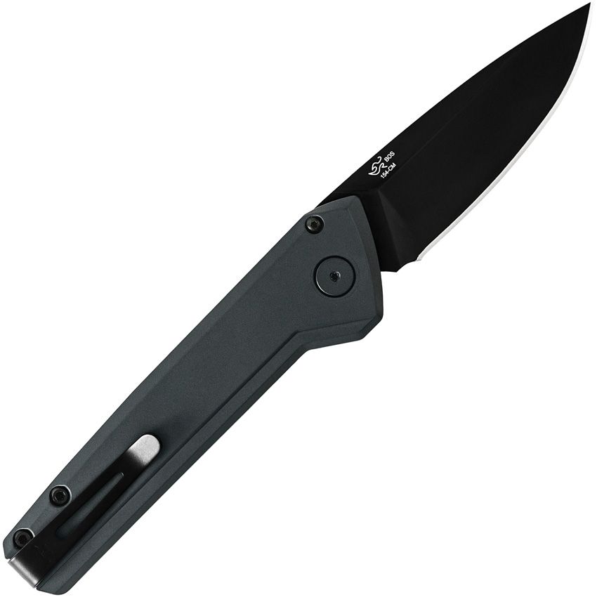 Buck Knives, 838GYS1, Auto Deploy Button Lock Gray