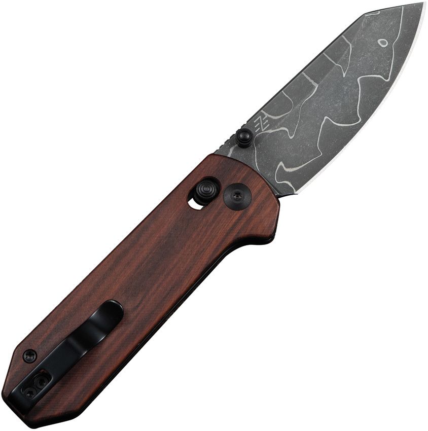 Civivi Knives, 23073BDS2, Yonder Crossbar Lock Wood Scales
