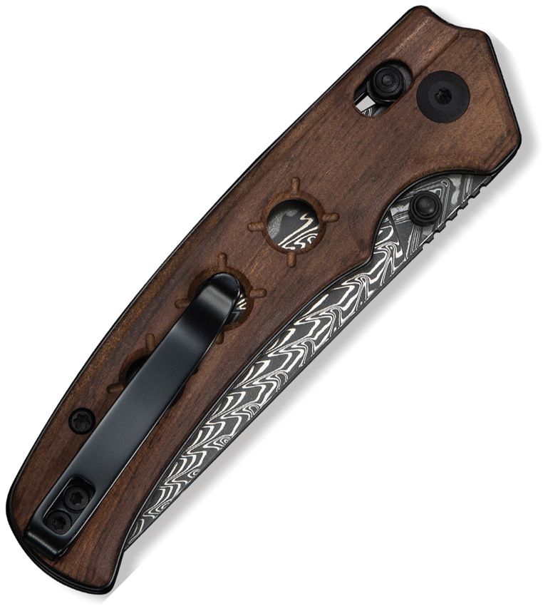 Civivi, 24020CDS1, Noctis Crossbar Lock Damascus steel blade