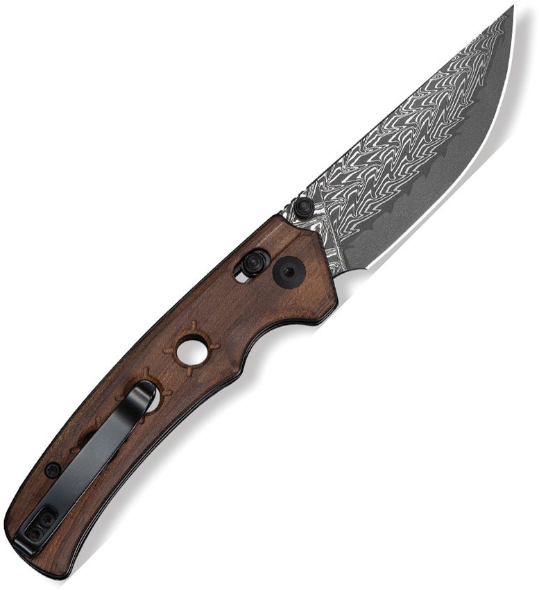 Civivi, 24020CDS1, Noctis Crossbar Lock Damascus steel blade