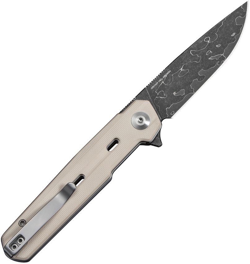 Civivi Knives, 25015ADS1, Navo Linerlock Damascus Blade