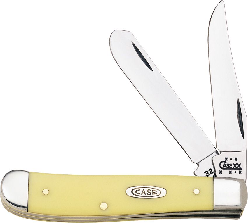 Case Cutlery, 029, Mini Trapper Yellow