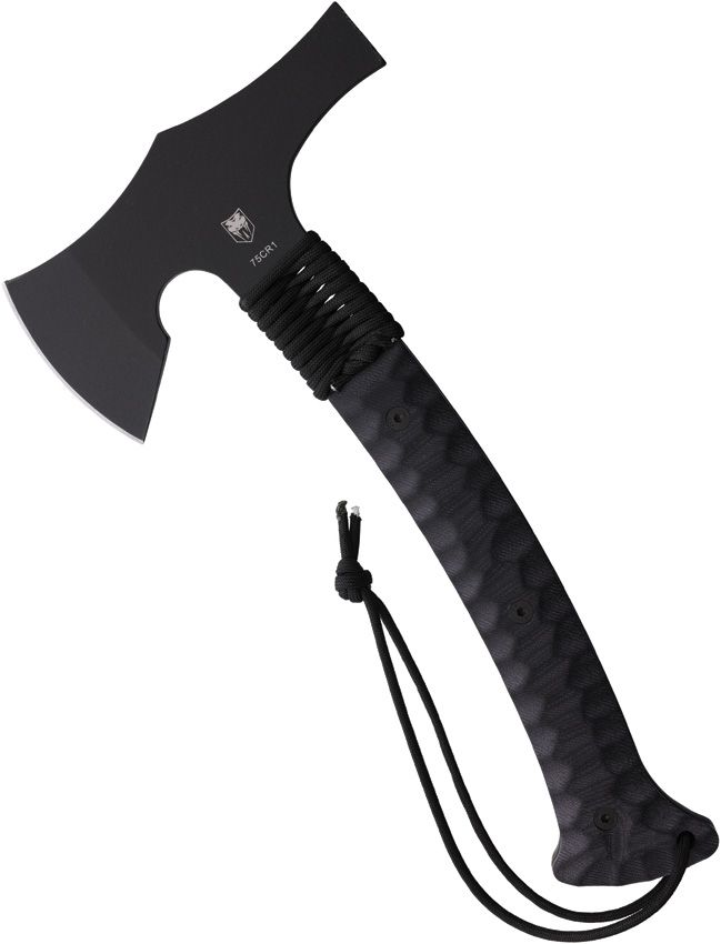 Cobratec Knives, CTTHKBLK, Tomahawk Black