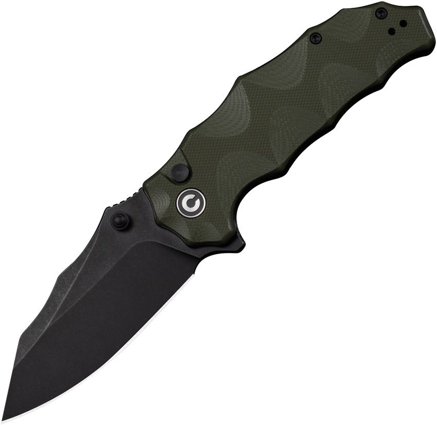 Civivi Knives, 240281, Natterjack Button Lock OD G10 Scales