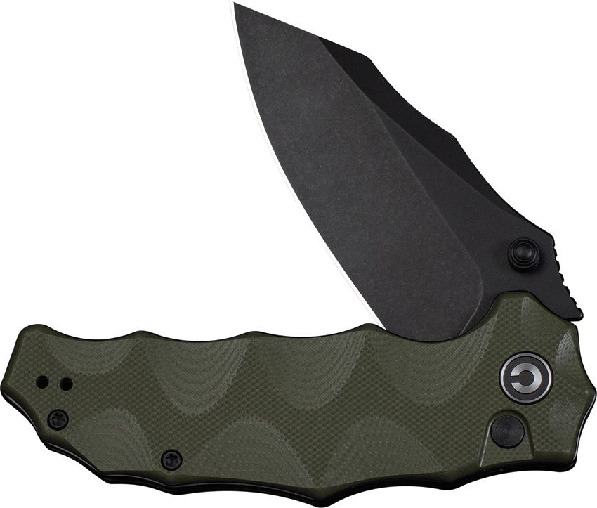 Civivi Knives, 240281, Natterjack Button Lock OD G10 Scales