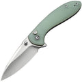 Civivi Knives, 240313, Faeger Button Lock Jade G10 Handle