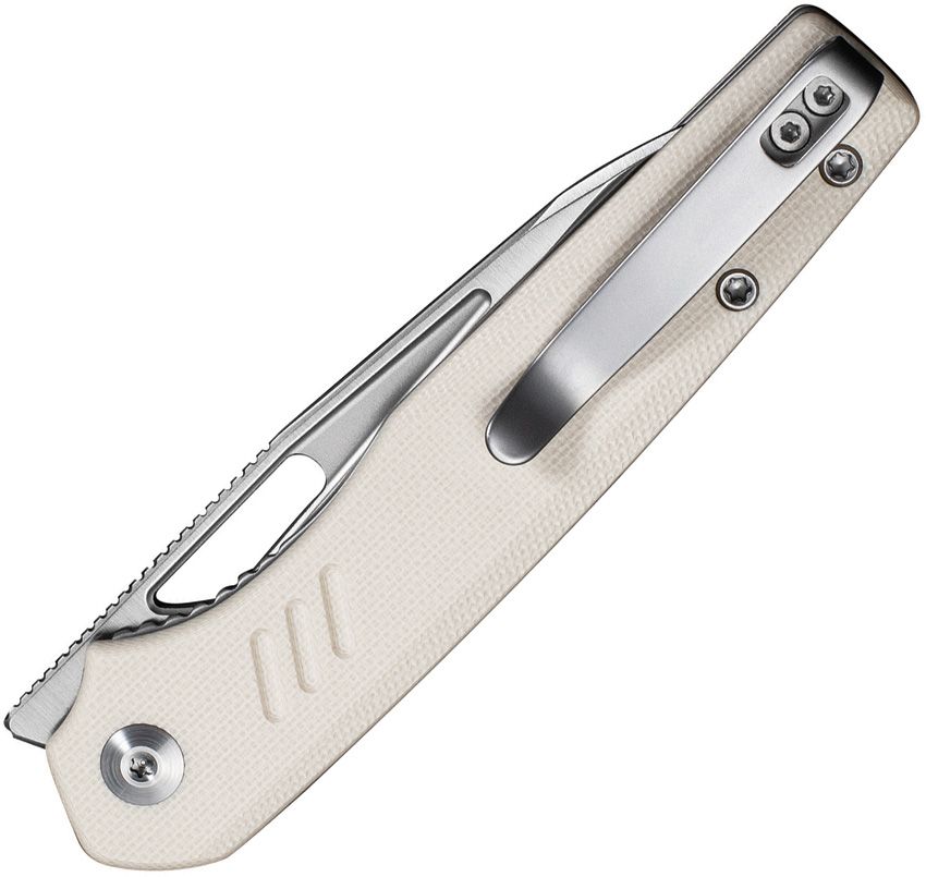 Civivi Knives, 24062B3, Guile Linerlock Ivory G10 Handle