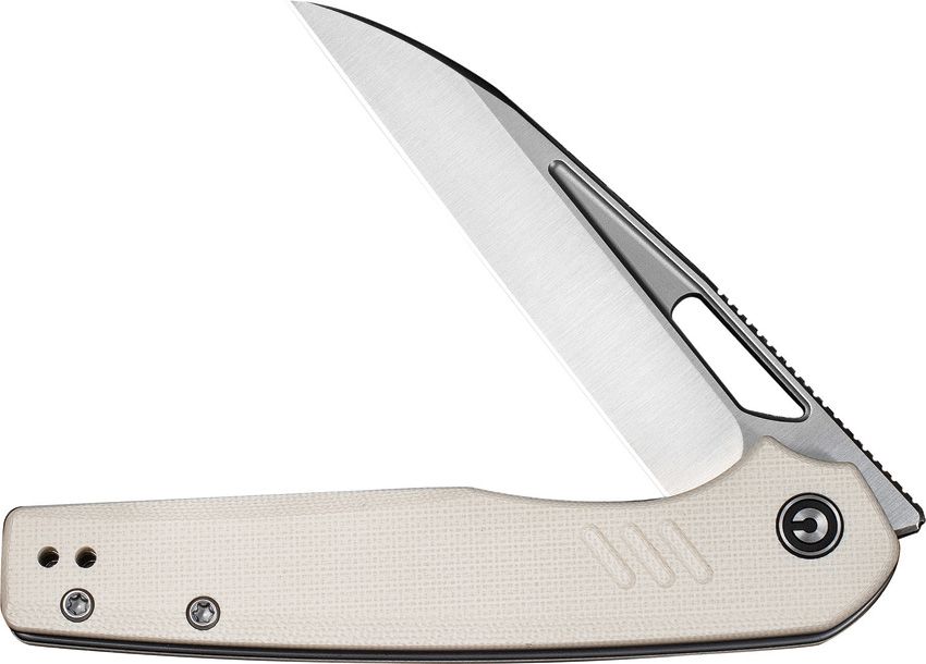 Civivi Knives, 24062B3, Guile Linerlock Ivory G10 Handle