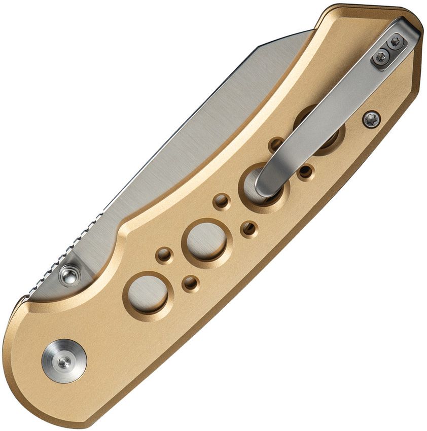 Civivi Knives, 240673, Pragma Prime Button Lock Champagne aluminum handle
