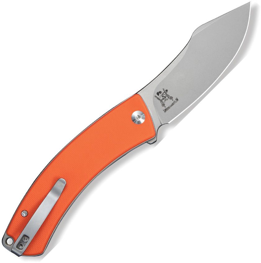 Civivi Knives. 240792, Outlaw Muk Button Lock Orange g10