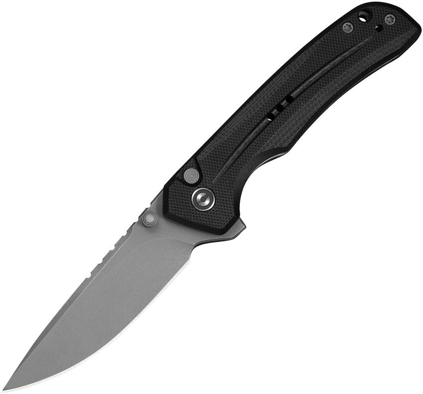 Civivi Knives, 25023C1, Tarask Button Lock Black G10
