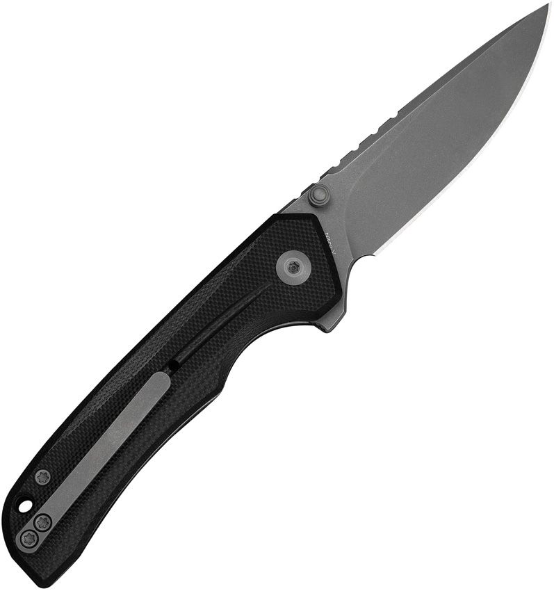 Civivi Knives, 25023C1, Tarask Button Lock Black G10