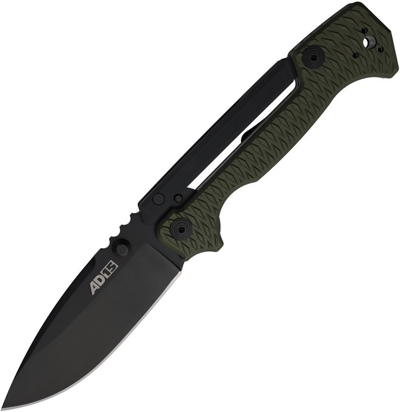 Cold Steel Knives, 58SQODBK, AD-15 Scorpion Lock OD Handles