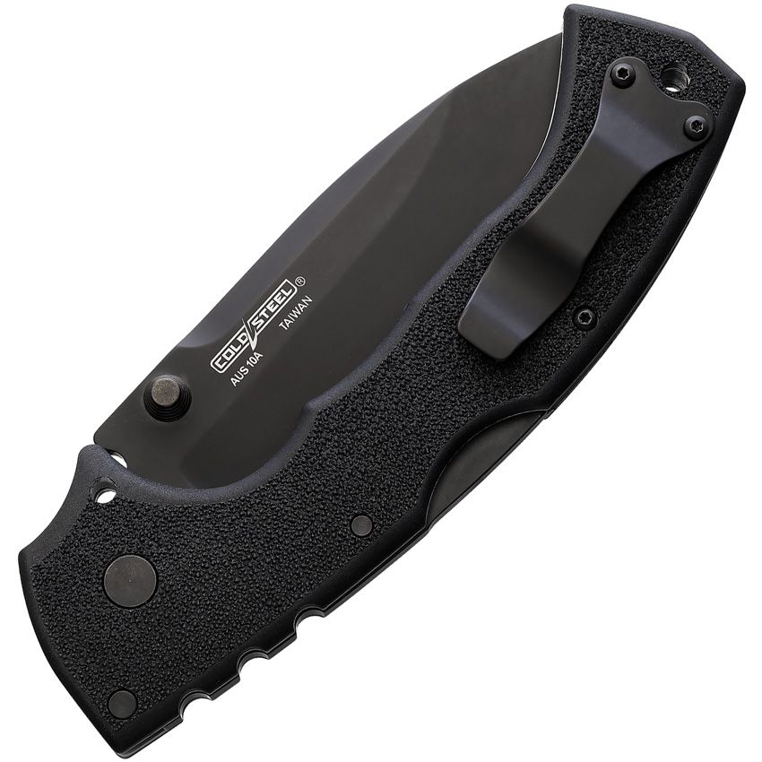 Cold Steel Knives, 62RQBKBK, 4-Max Scout Lockback Black/Black