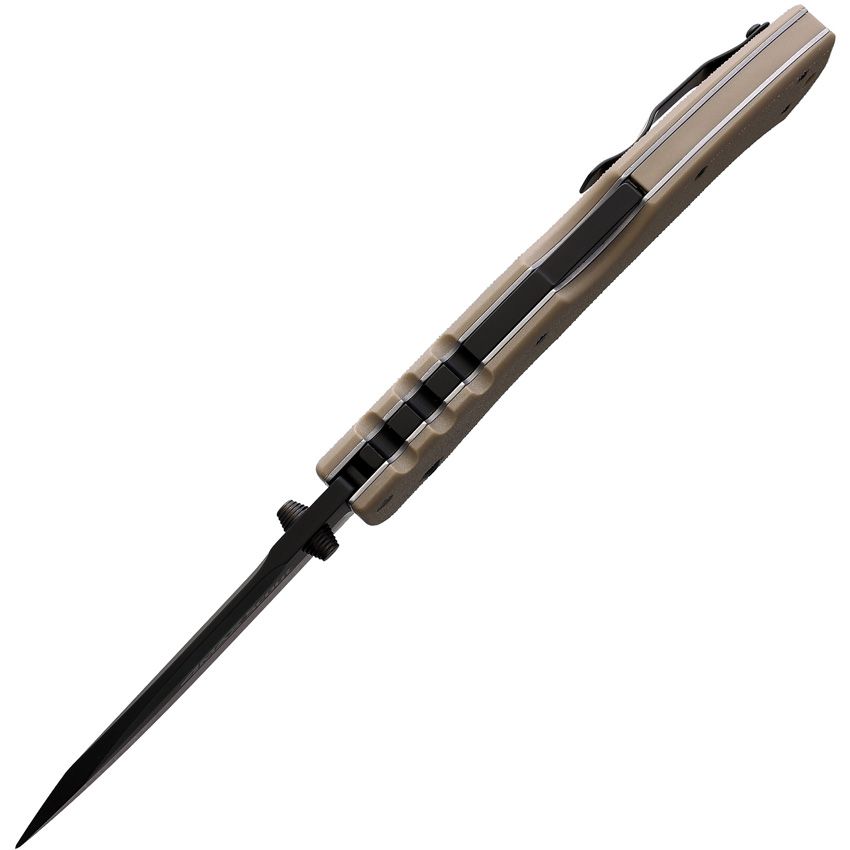 Cold Steel Knives, 62RQDTBK, 4-Max Scout Lockback Desert Tan