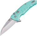 Hogue Knives, 24163, X1 Microflip Button Lock Teal