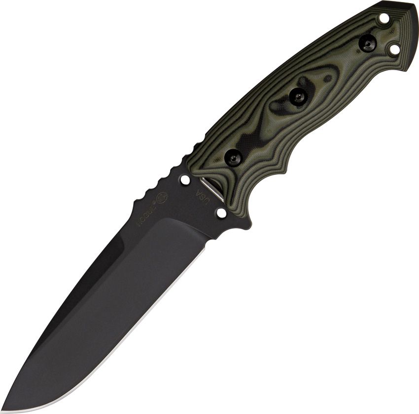 Hogue EX-F01 Fixed Blade Knife - Plain Edge, Drop Point, 5.5"