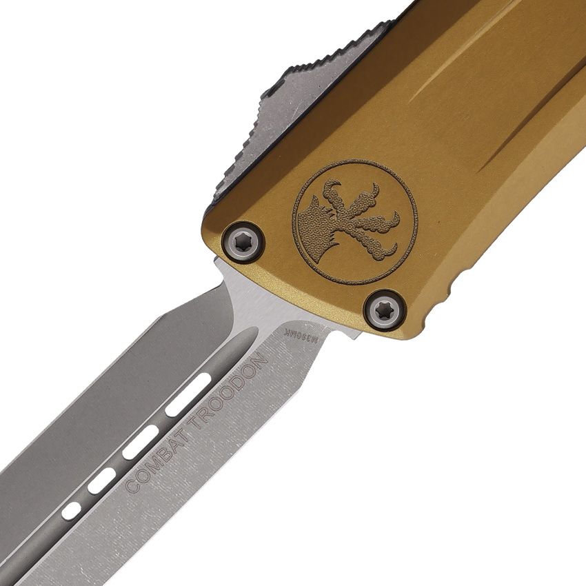 Microtech, 114210APTA, Auto Combat Troodon DE Gen III