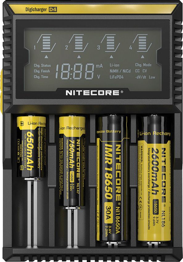 Nitecore, D4 Digicharger D4