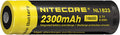 Nitecore, NL1823, Rechargable 18650 Battery 2300