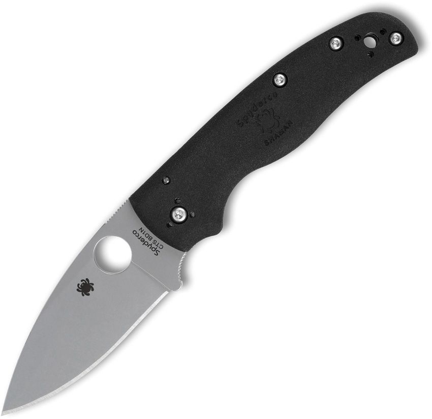 Spyderco Knives, 229PBK, Shaman Compression Lock