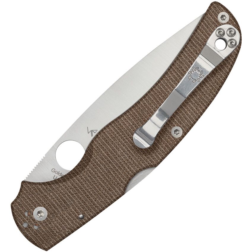 Spyderco, 244MPCW, Native Chief Lockback Micarta