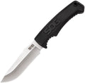 Sog Knives, FK1001CP, Field Knife, Black, Clip Point, Plain Edge, 4" Blade
