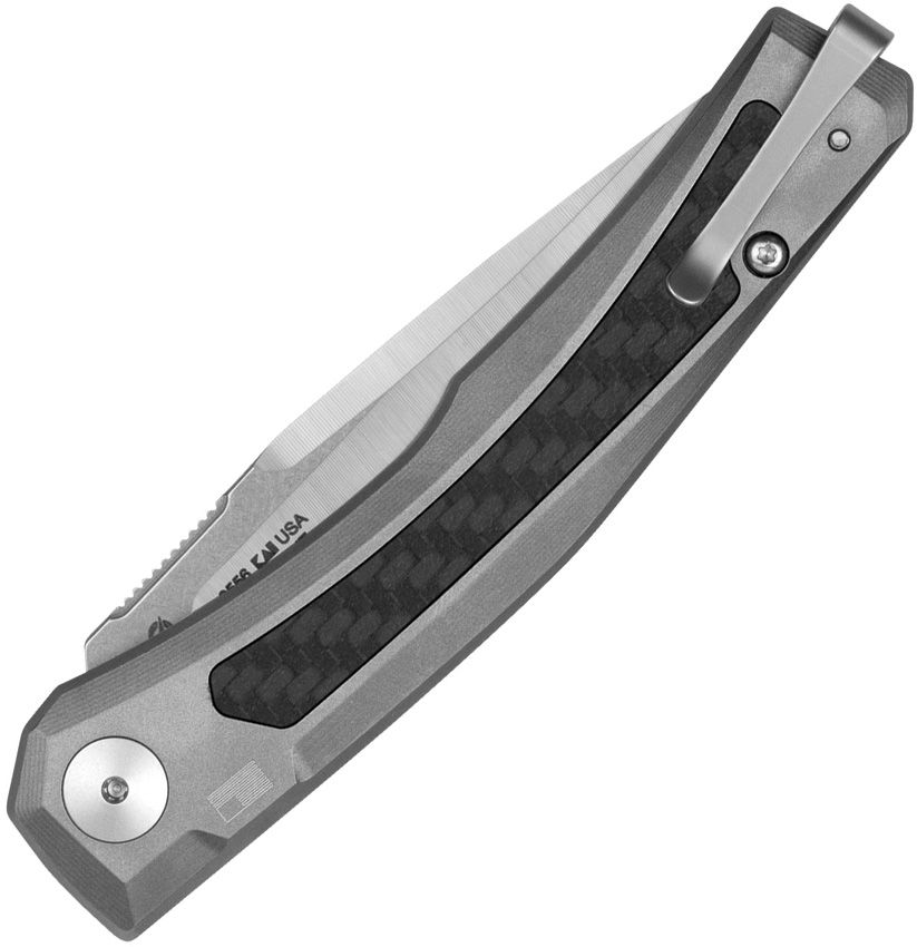 Zero Tolerance, 0556, Button Lock, Ti/CF Handle, Magnacut Blade